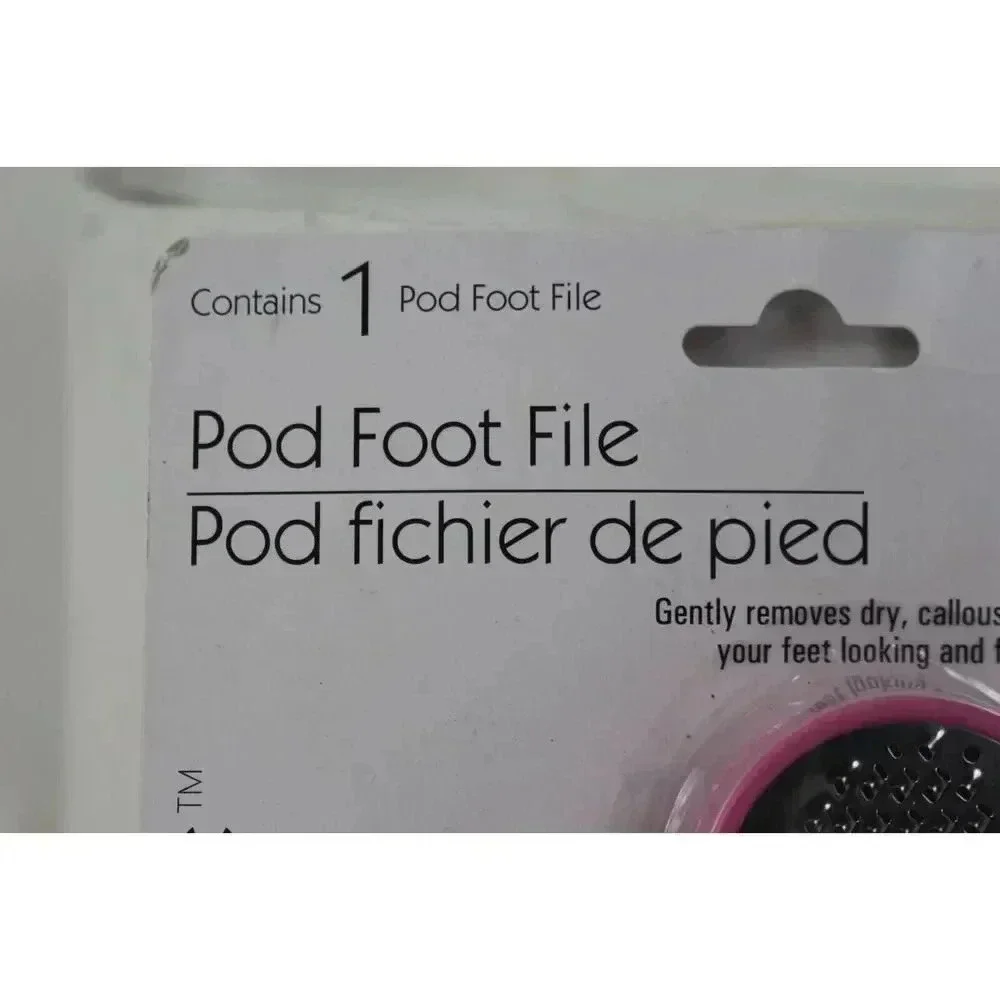 Sassy + Chic Pod Foot File - Remove Rough & Dry Skin - Retains for Easy Disposal